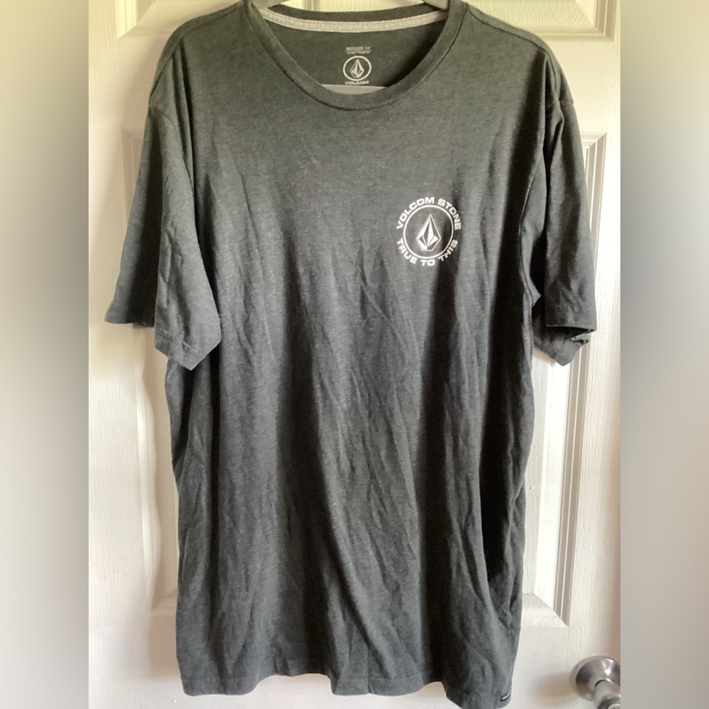 Volcom Men's Dark Gray Short Sleeve Tee XL